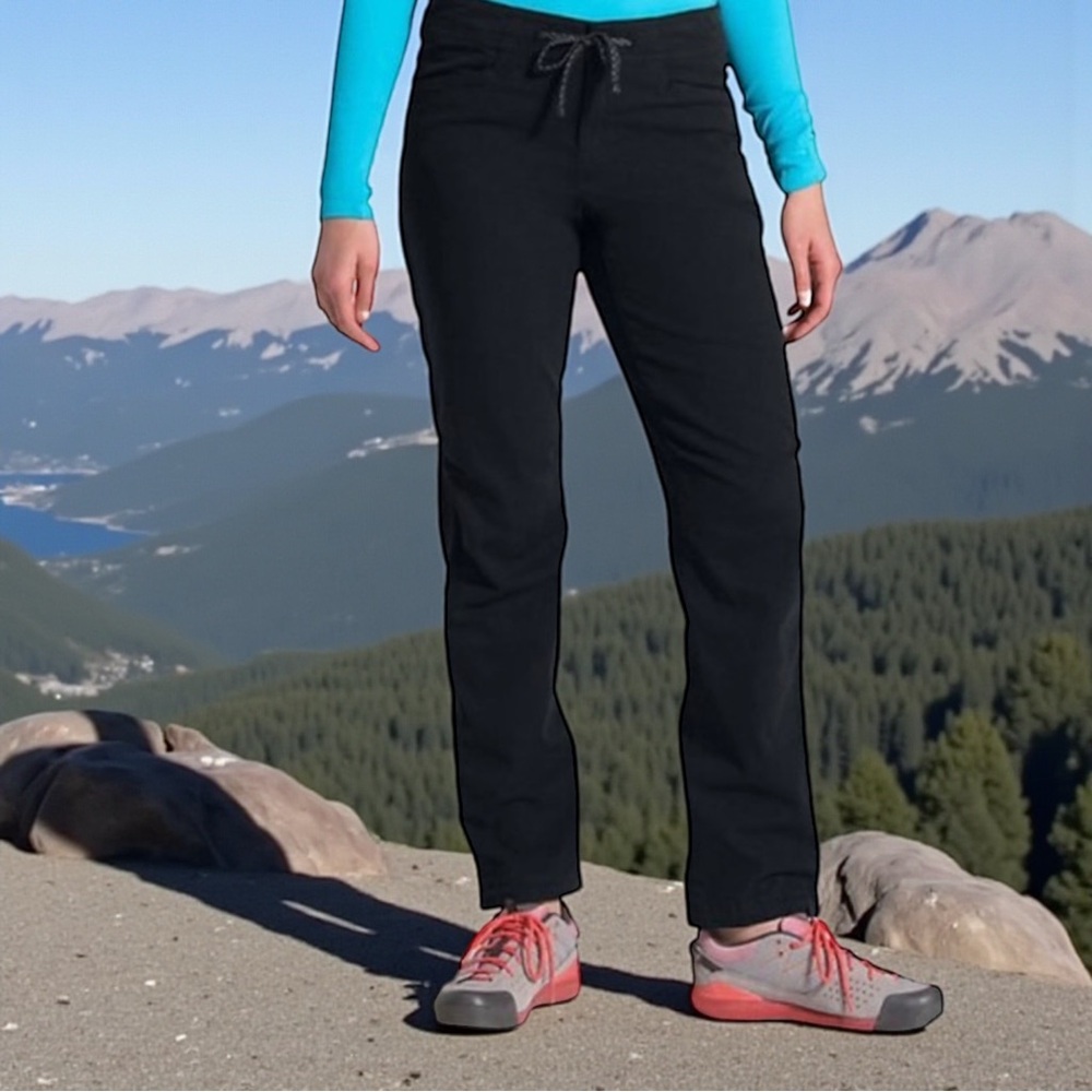 THE NORTH FACE Alam Roll Up Convertible Hiking Pant in Black 8